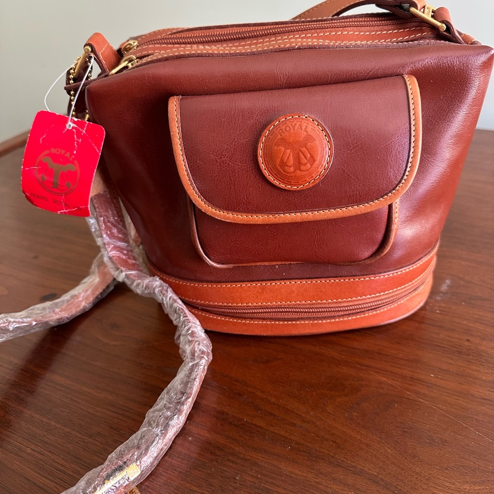 Brown Leather Crossbody Bag